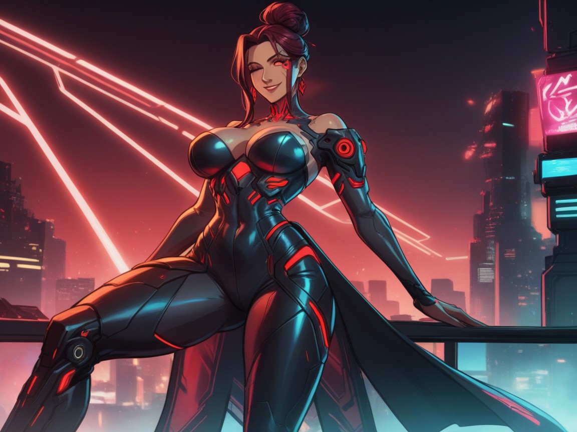 Low Waist Length, Corpo Queen, Cybernetic Augmentations 拉丁AI成人