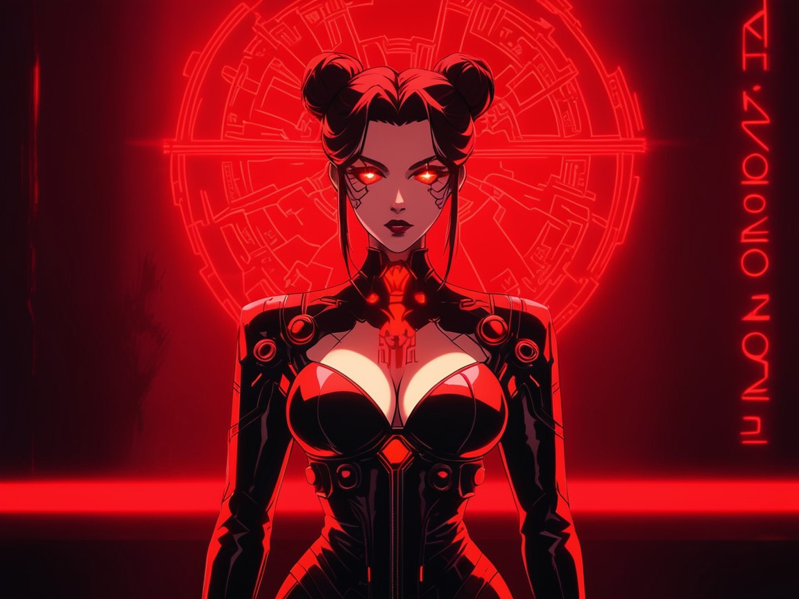 Looking Away, Upturned Breasts, Tight Hips AI Porn