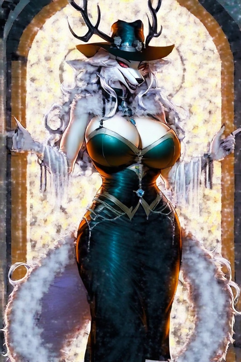 Huge Ass, Horns, Wide Hips Furry IA
