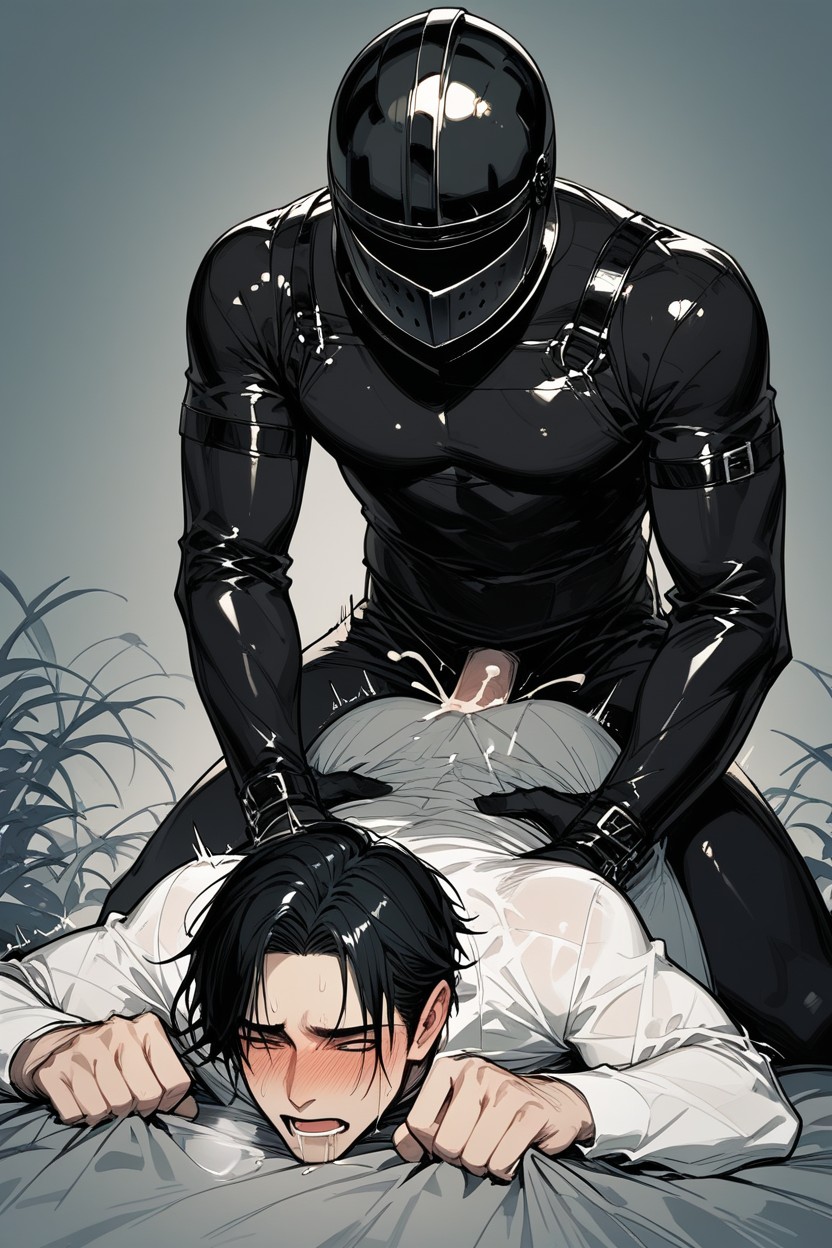 In Heat, Motion Lines, Sex From Behind AI Gay Porn