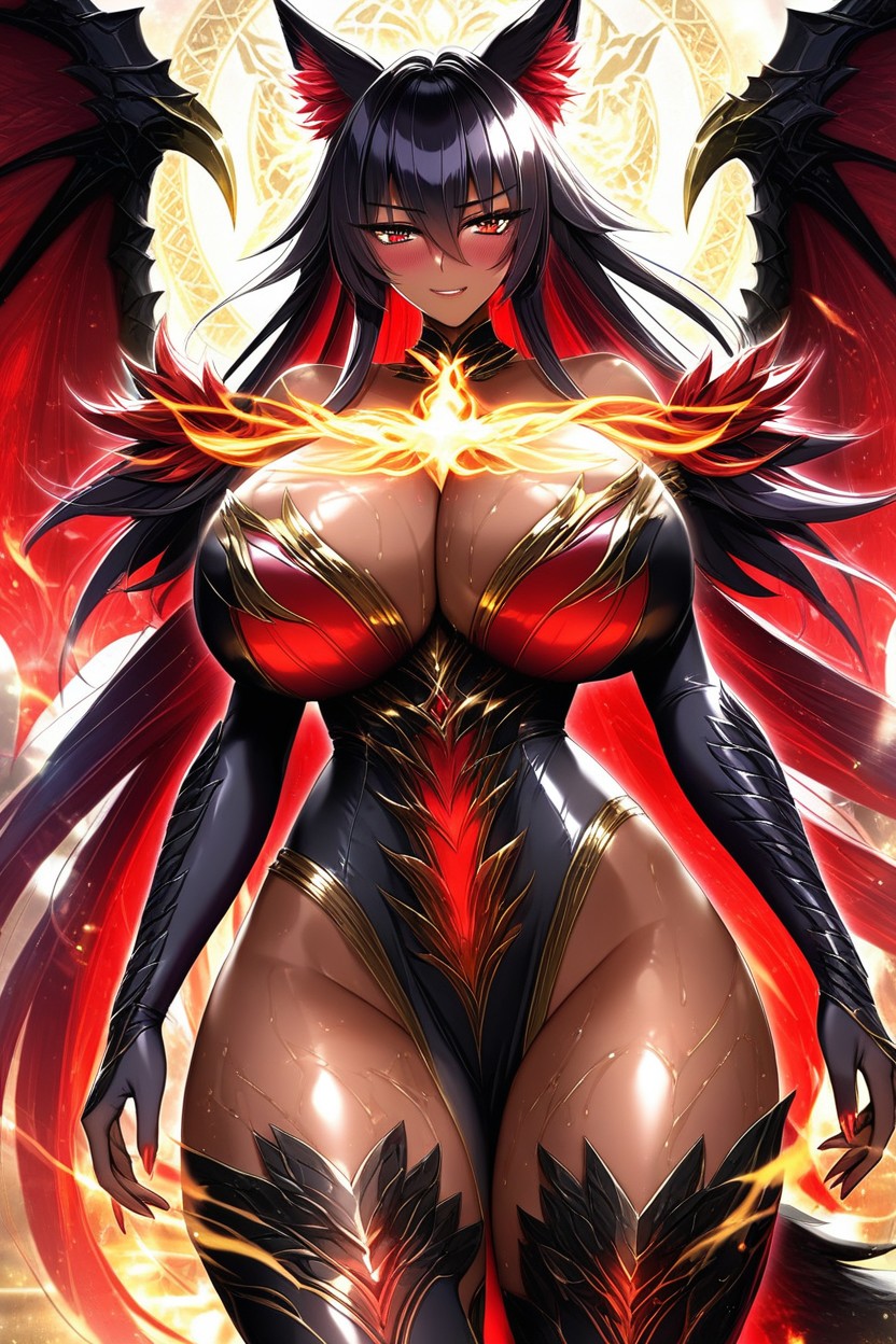 Wide Hips, +, Hyper Breasts Hentai AI Porn