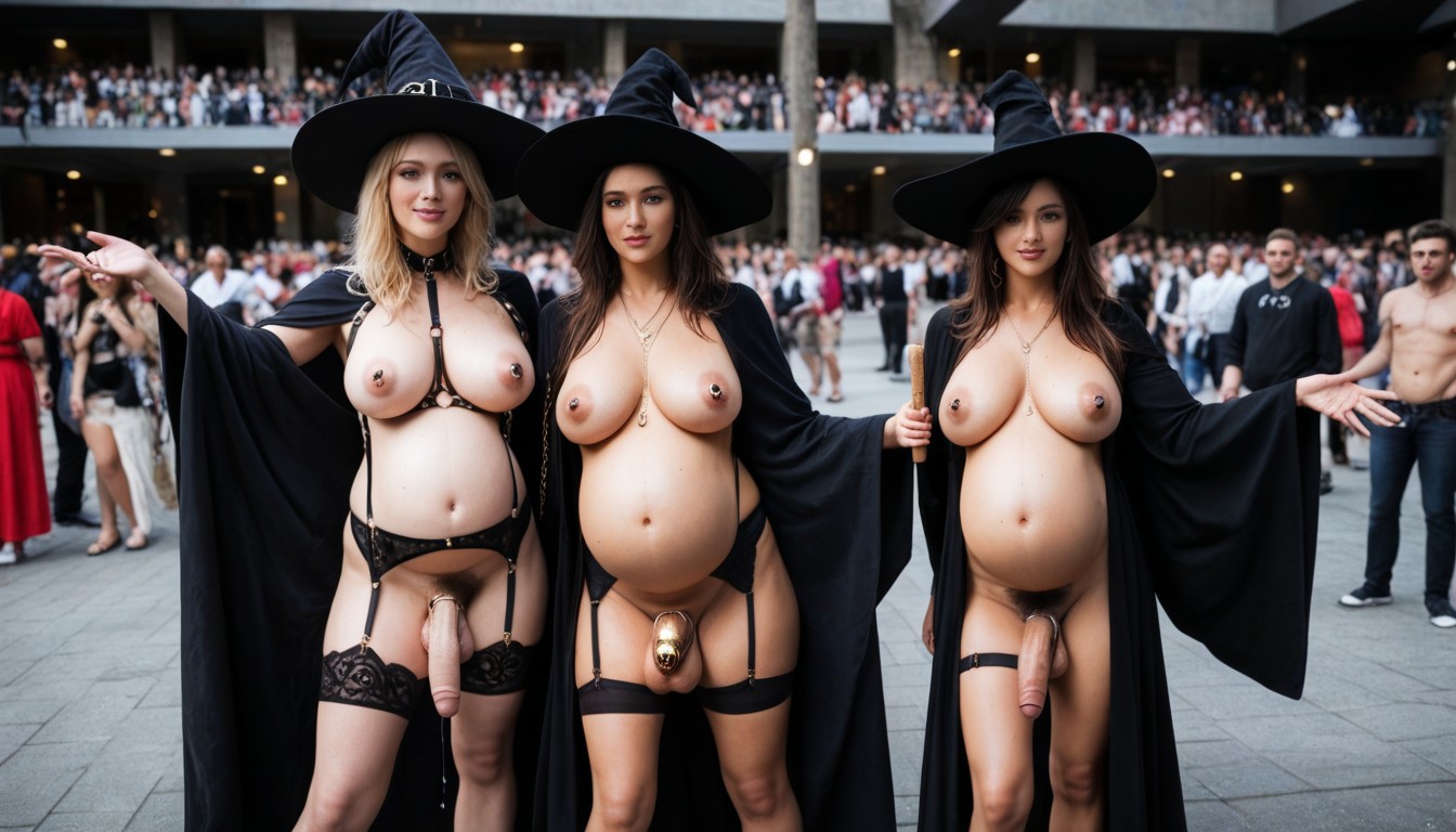 Futa Audience, Public, Spectator Crowd 쉬메일 AI 포르노