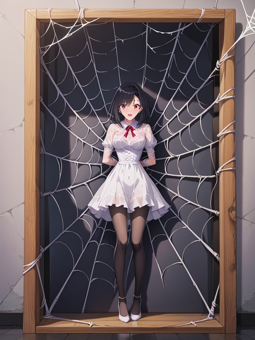 Webs Everywhere, Webs Covering Body, In Web Hentai IA