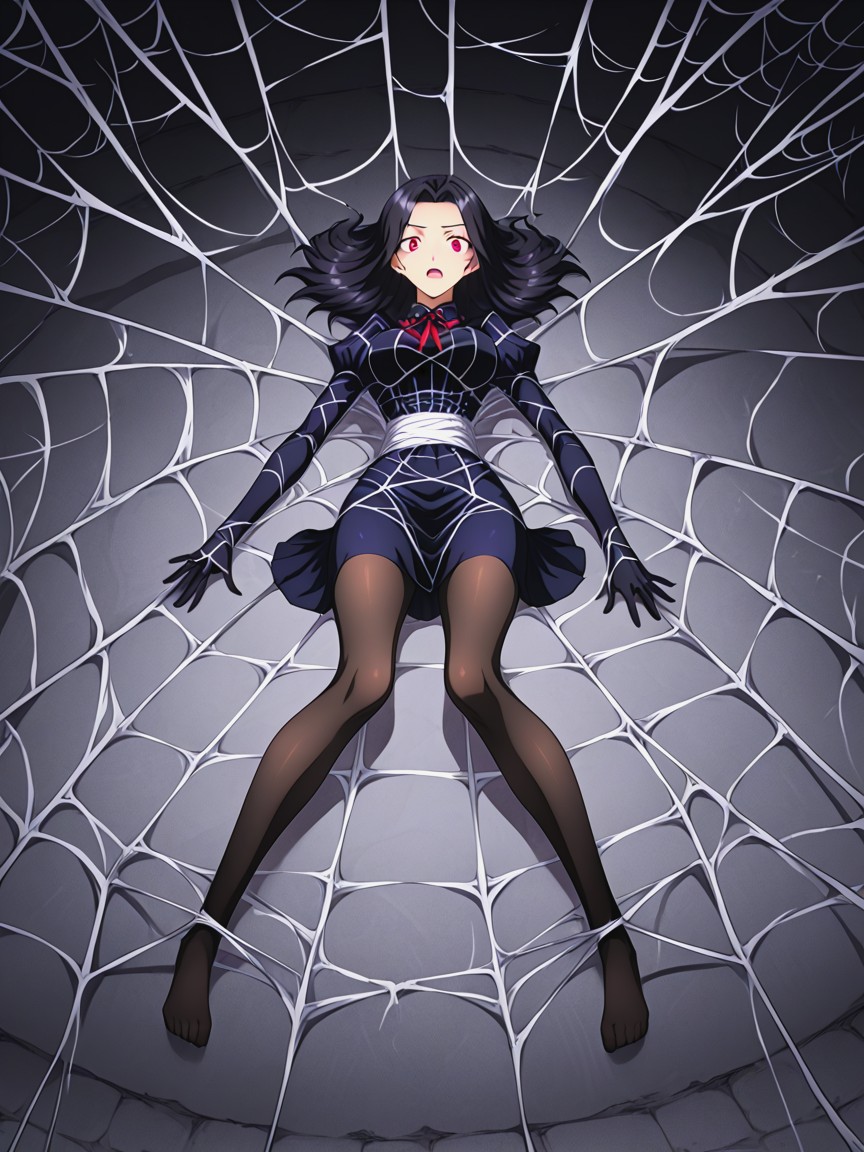 Webs Around Ankles, Webs Around Thighs, 18+ Hentai AI Porn