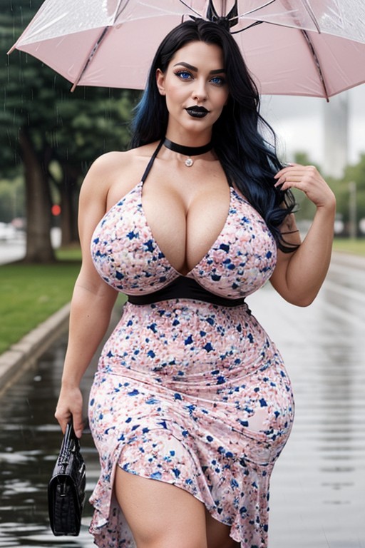 Steroid Muscles, Form Fitting Clothes, High Heels AI Porn