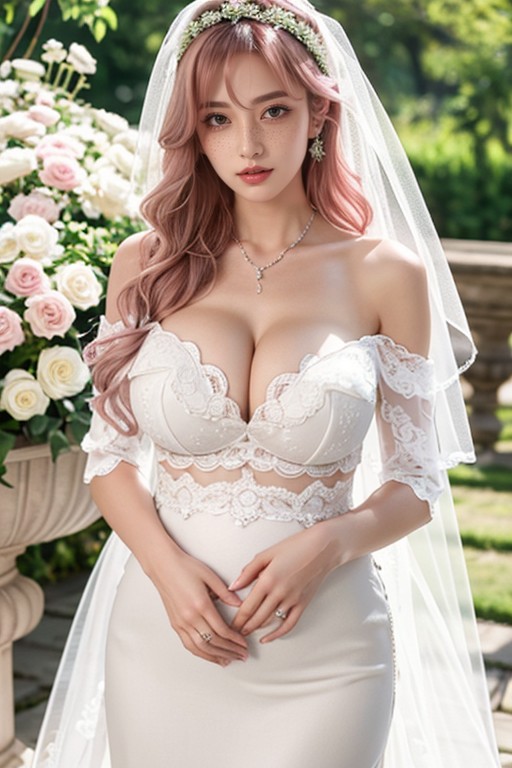 Breasts Expansion, Romantic, Hourglass Asian AI Porn