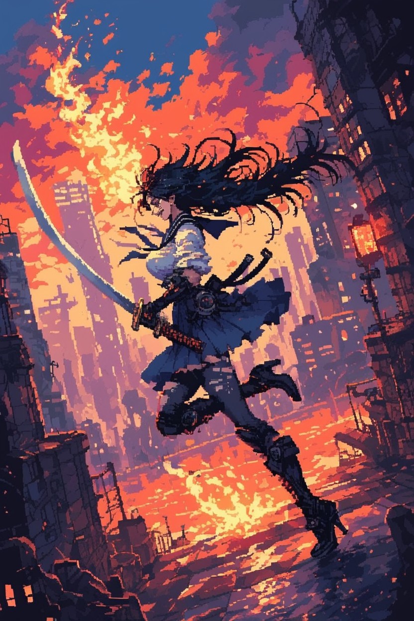 18+, Cyberpunk Google, Sailor Uniform Skirt Hentai AI Porn