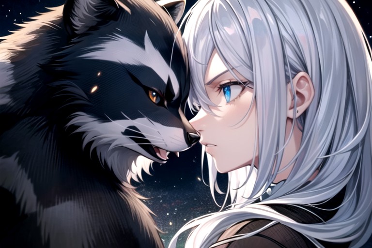 Angry, Face To Face, Staring Each Other In The Eyes Hentai AI Porn