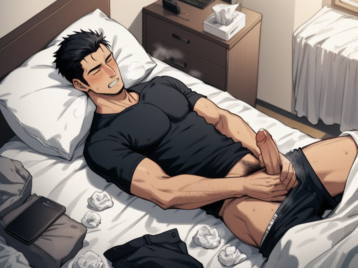 Japanese, One Box Of Tissues, Maigre Porno IA Gay
