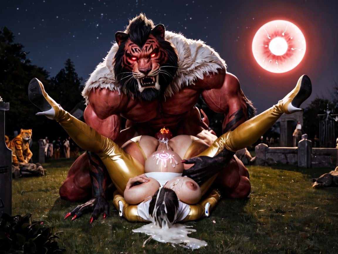 Evil Womb Tattoo, Gold Gloves, Breast Sucking AI Porn