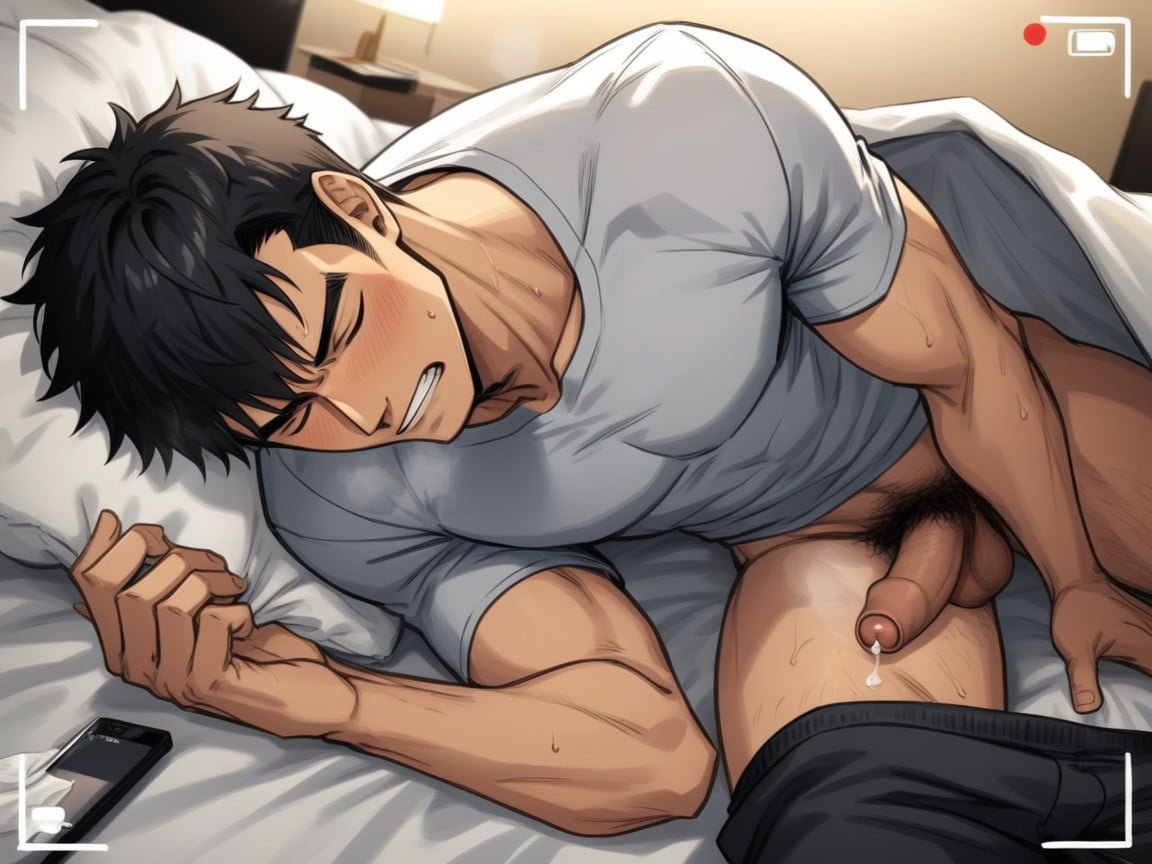 Vue De Côté, Pubic Hair, Sweat Porno IA Gay