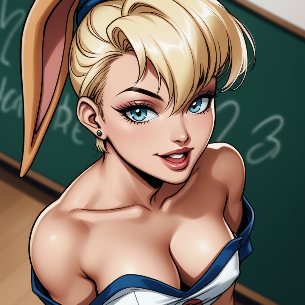 Cinematic, Classroom, Retro Vibe Hentai AI Porn