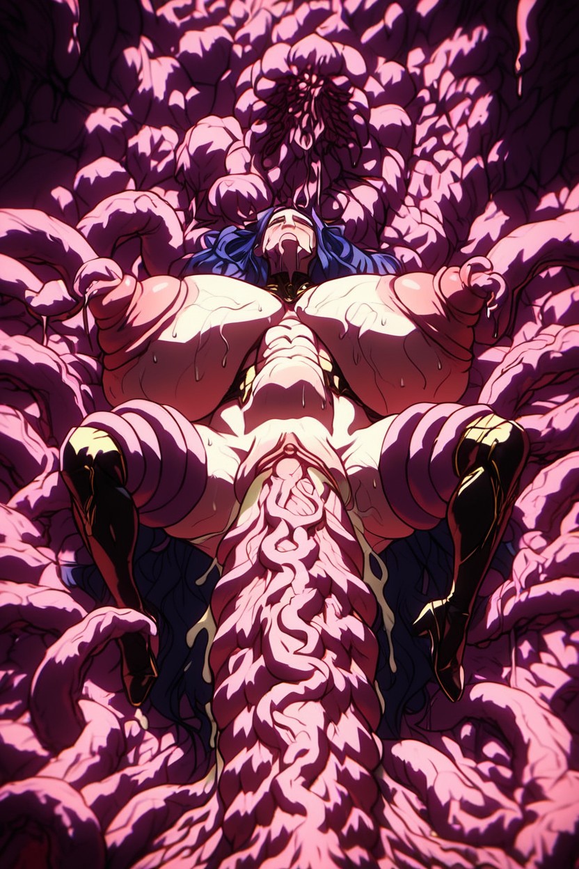 Hyper Veiny Tentacles, Veiny Tentacles, Gigantic Massive Tentacles AI 포르노