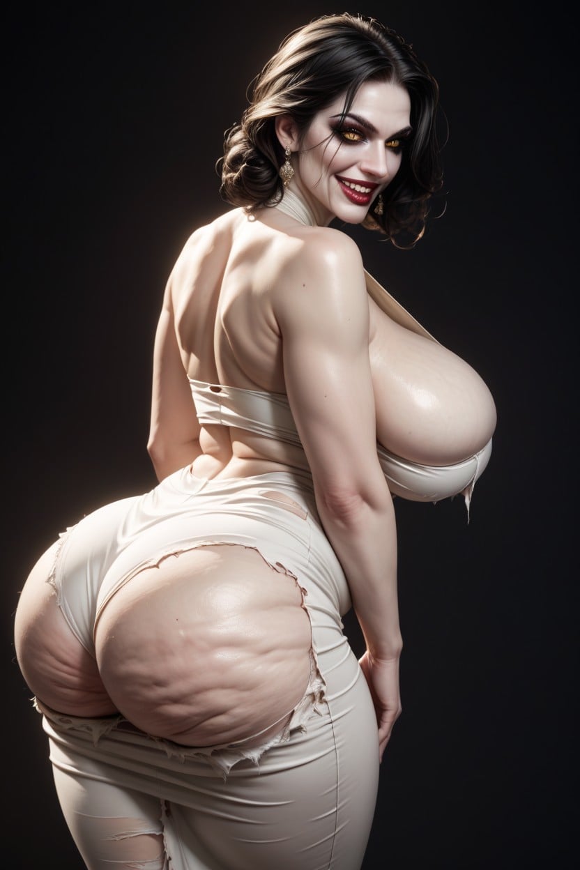 Cellulite Body, Spreading, Extremely Saggy Breasts Hentai AI Porn