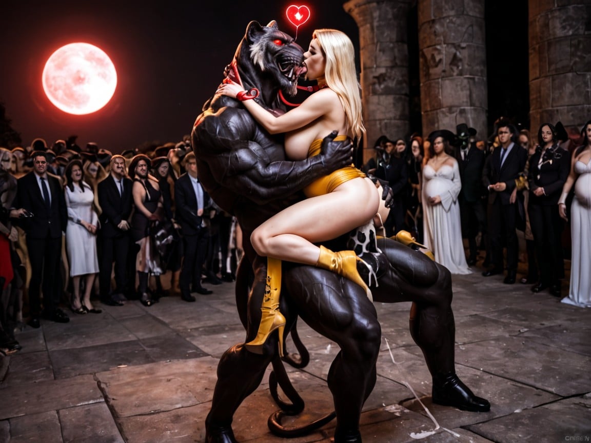 Cosplay, Impregnation Bubble, Dark Evil Tentacles AI Porn