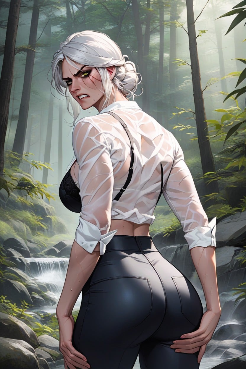 Angry, Wet Shirt, Clothes Hentai AI Porn