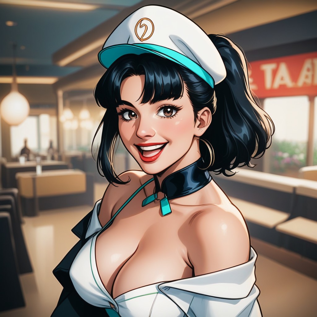 Confident, High Angle, Cinematic Hentai AI Porn