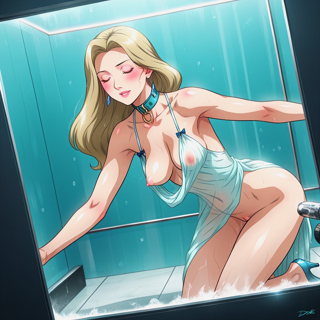 Luscious Upper Lip, Trapped Inside Iceblock, Collar AI 포르노