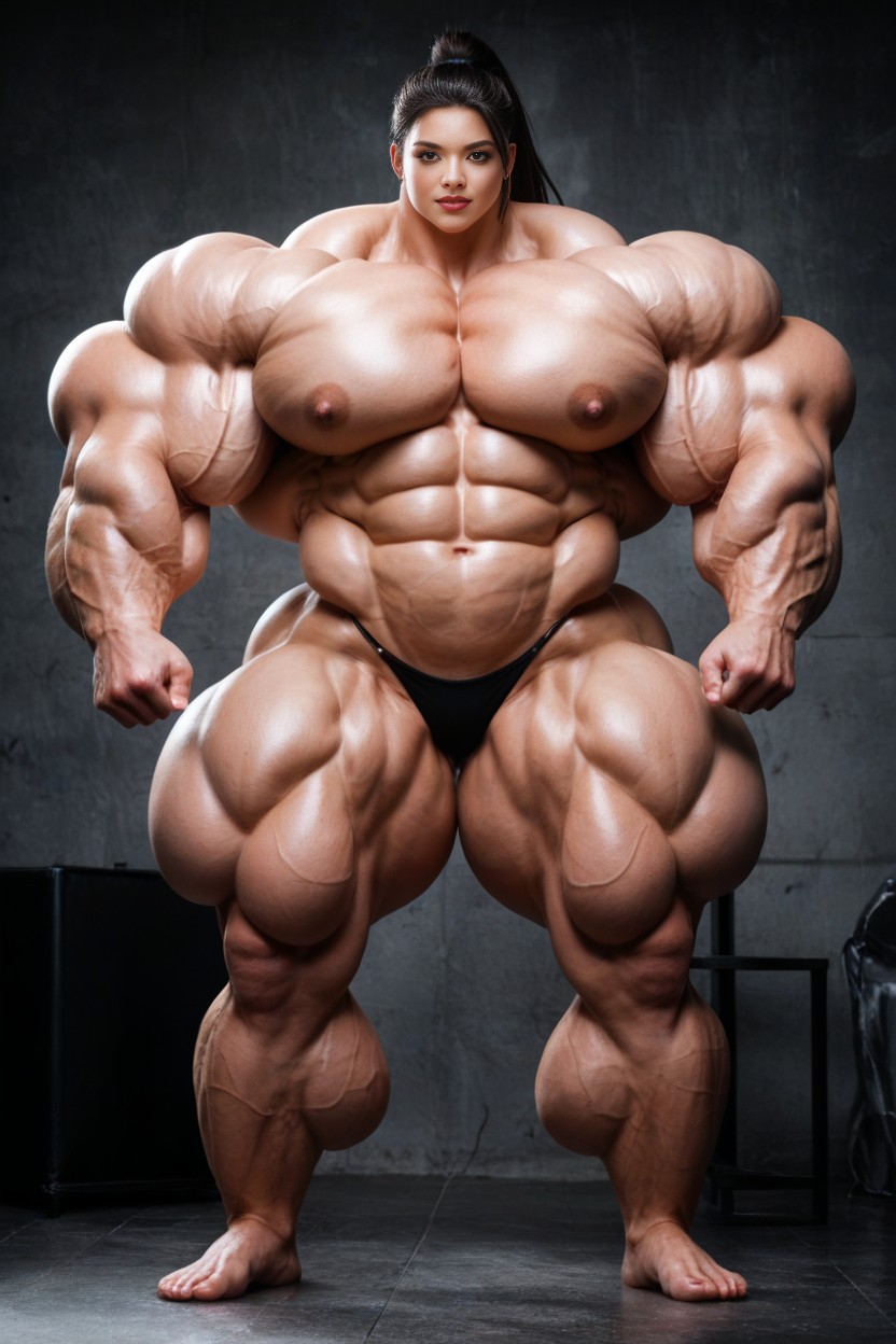 Gigantic Muscles, Greenhouse, Gigantic Muscles AI Porn