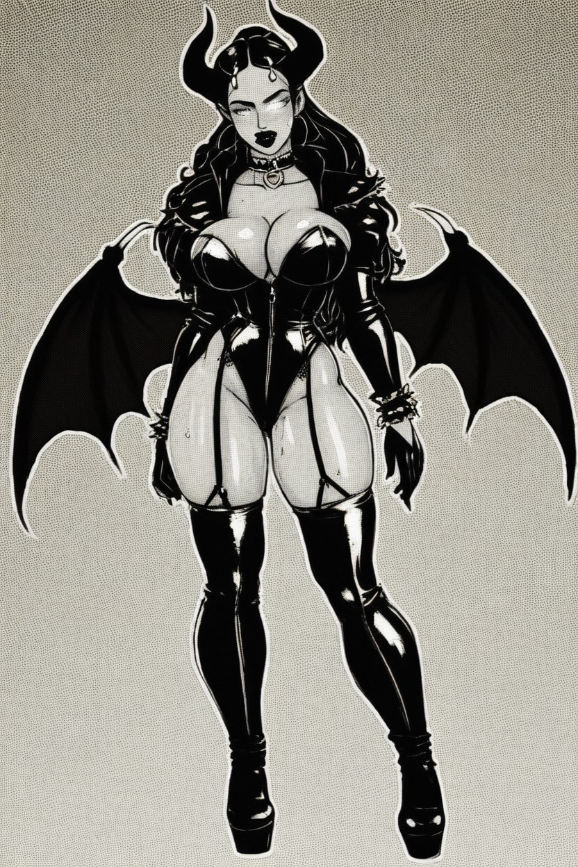 Perfect Tits, Thick Thighs, Sexy Succubus AI Porn