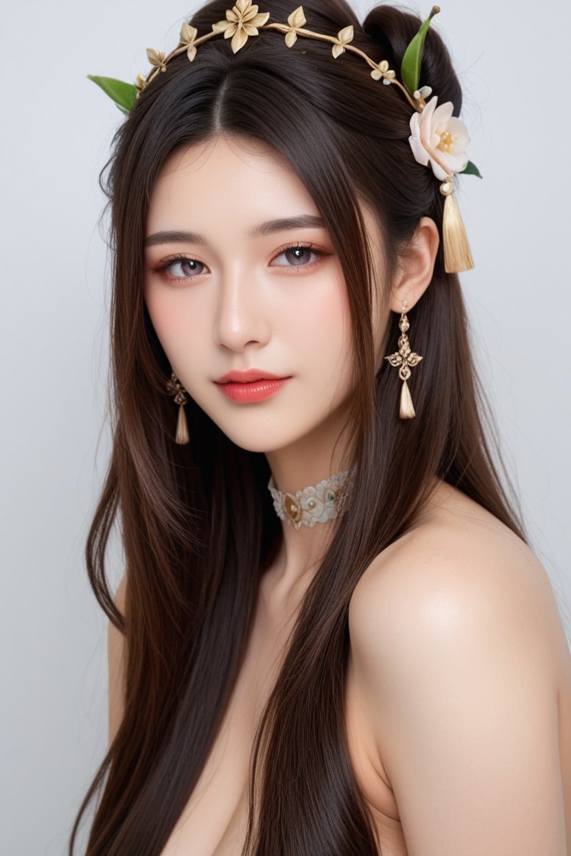 Lovely Charming Face, A Glamorous Body, Mature Korean Missy AI國產黃片