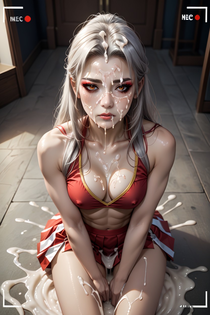 Small Breasts, 18+, Sad AI Porn
