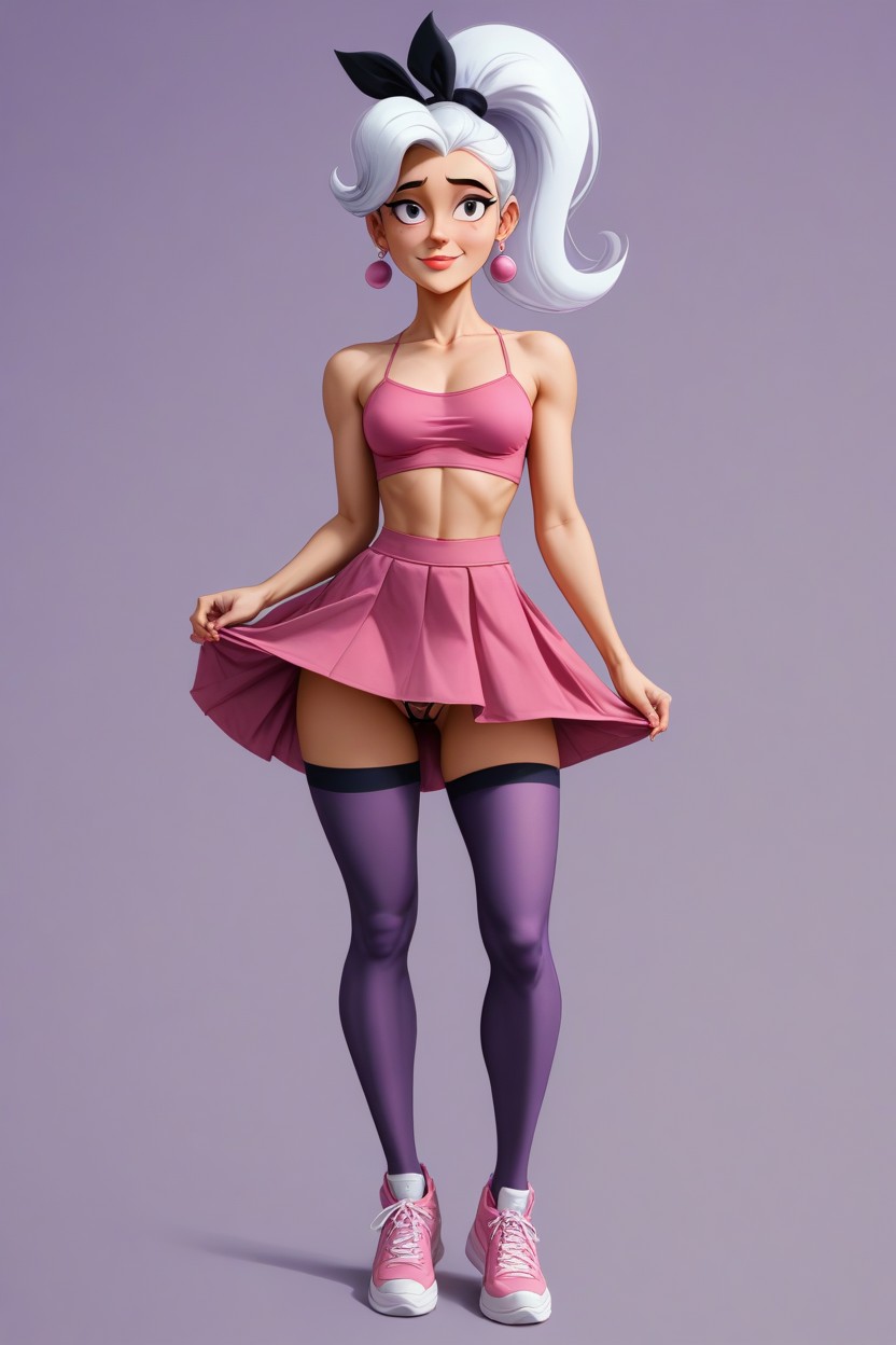 Culo Pequeño, Simple Modern Shoes, Oval Face Porno IA
