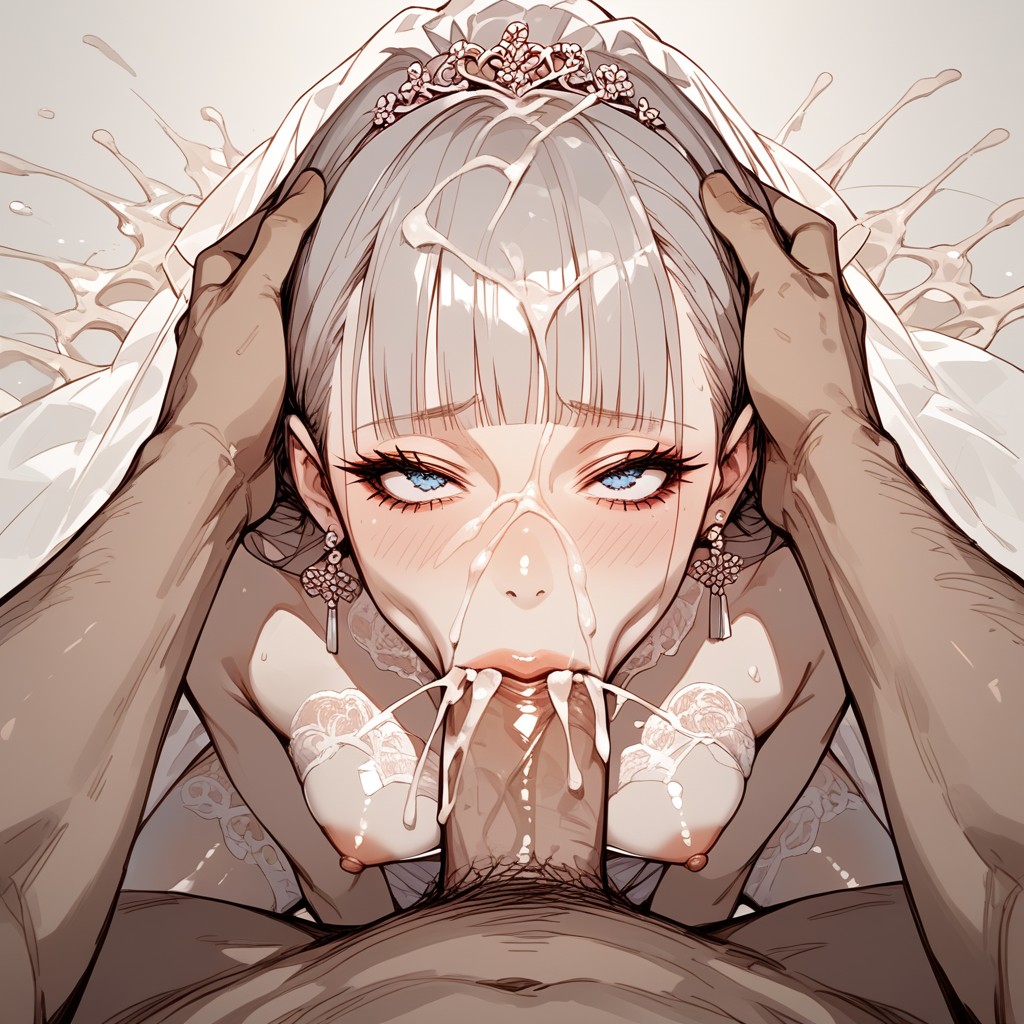 Anatomically Accurate, Excessive Cum On Body, Excessive Cum On Clothes AI Porn