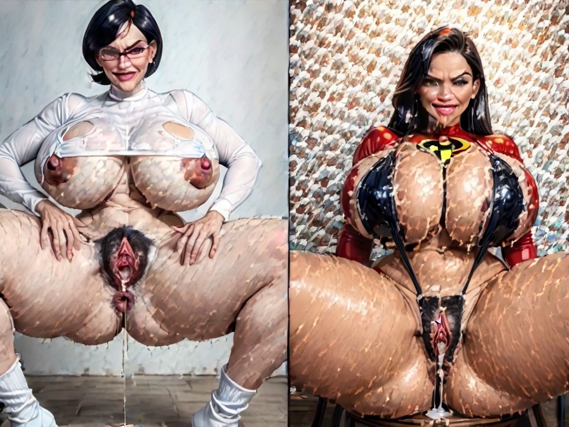 Elstagirl, Smug Expression, Pubic Hair AI Porn