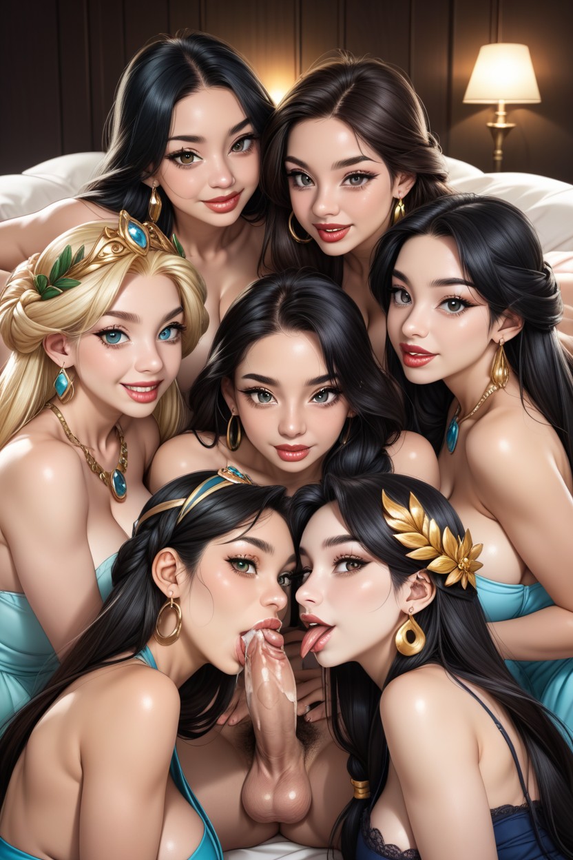 25+, Blanca Nieves, Harem AI Porn