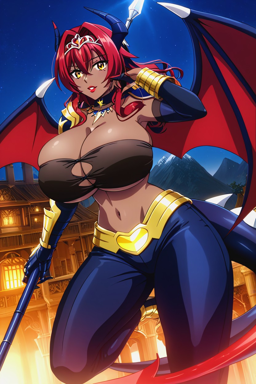 Bandeau Top, 25+, Wide Hips Hentai AI Porn