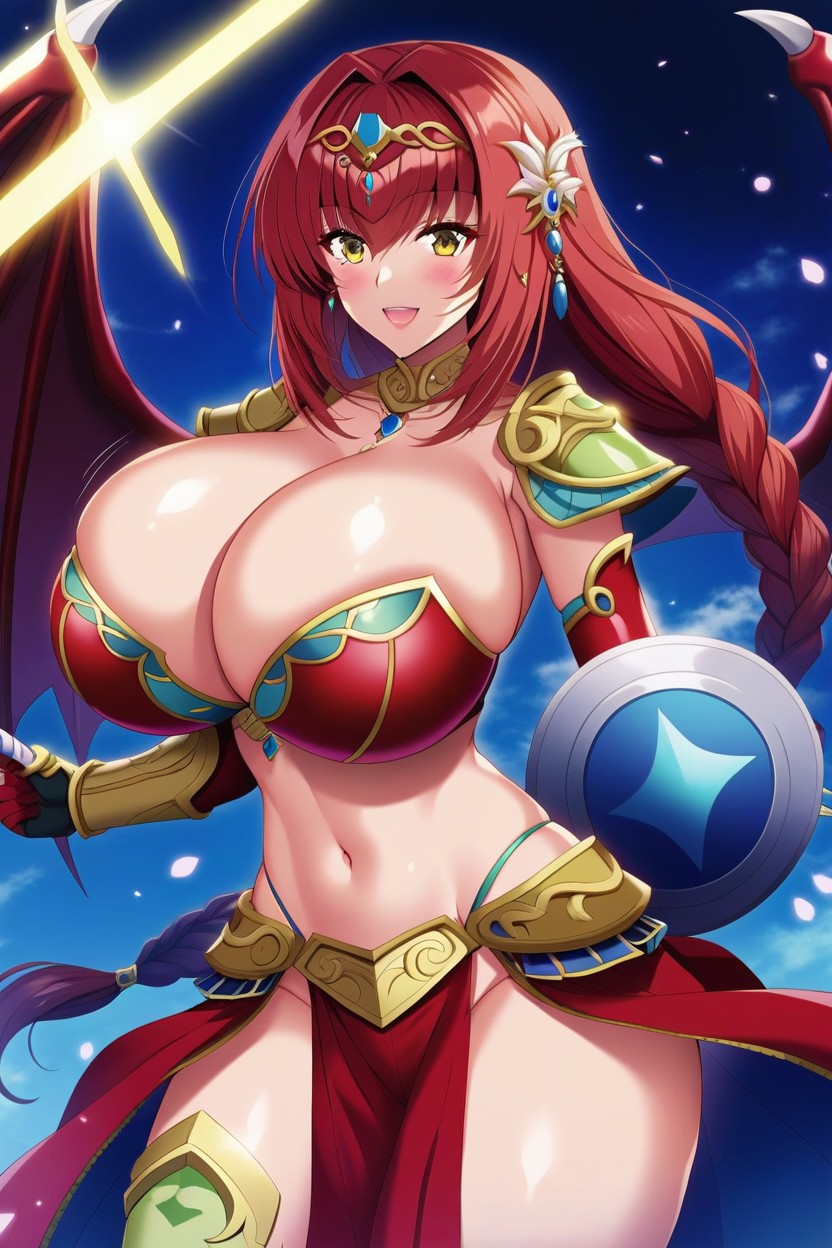 Hip Armor, Wide Hips, "mipha From Zelda" AI Porn