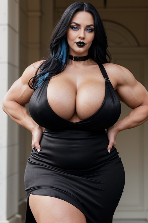 Full Body, Form Fitting Clothes, Extremely Tall AI Porn