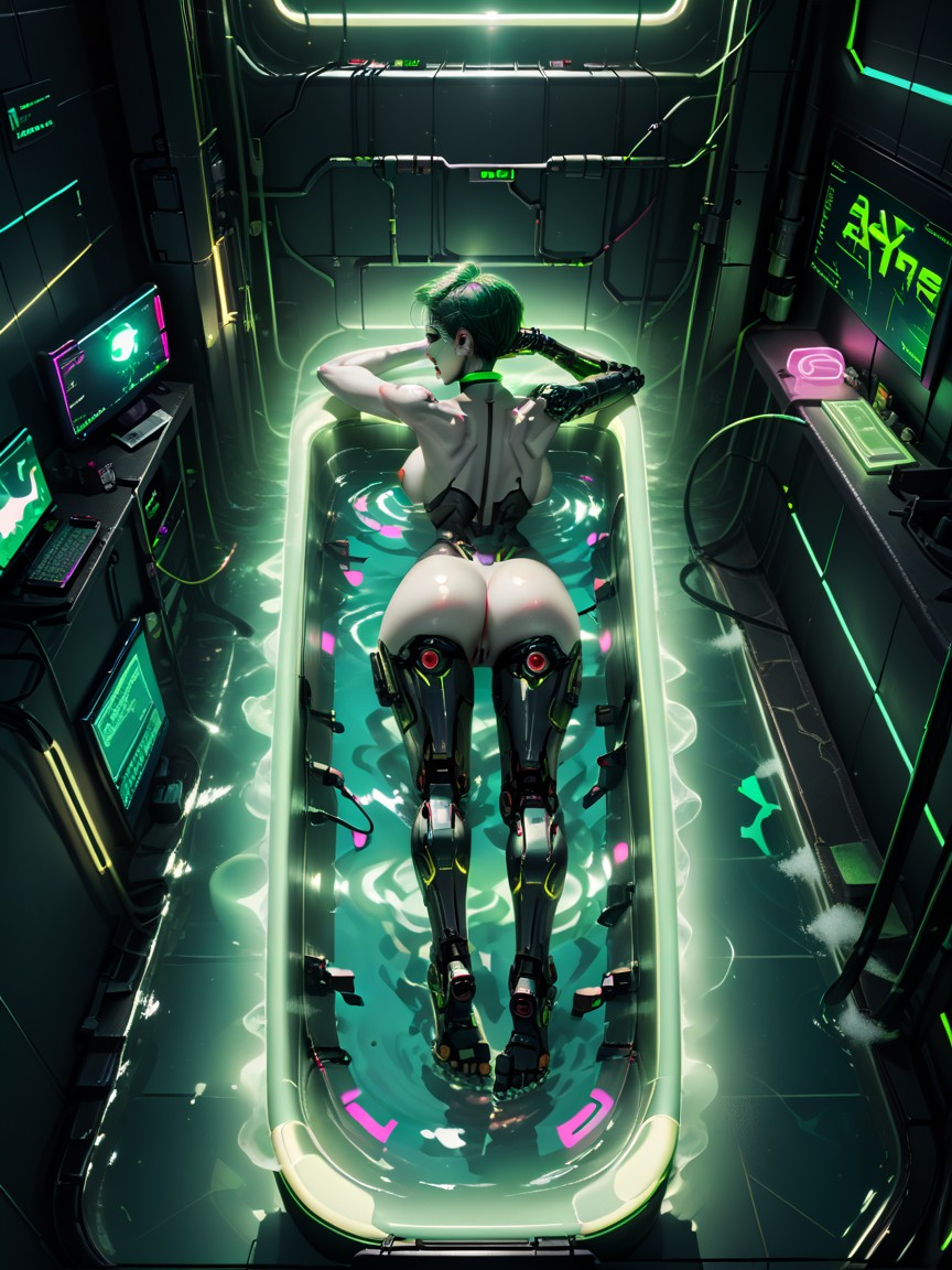 Pale Skin, Buzz, Dark Theme Hentai KI Porno