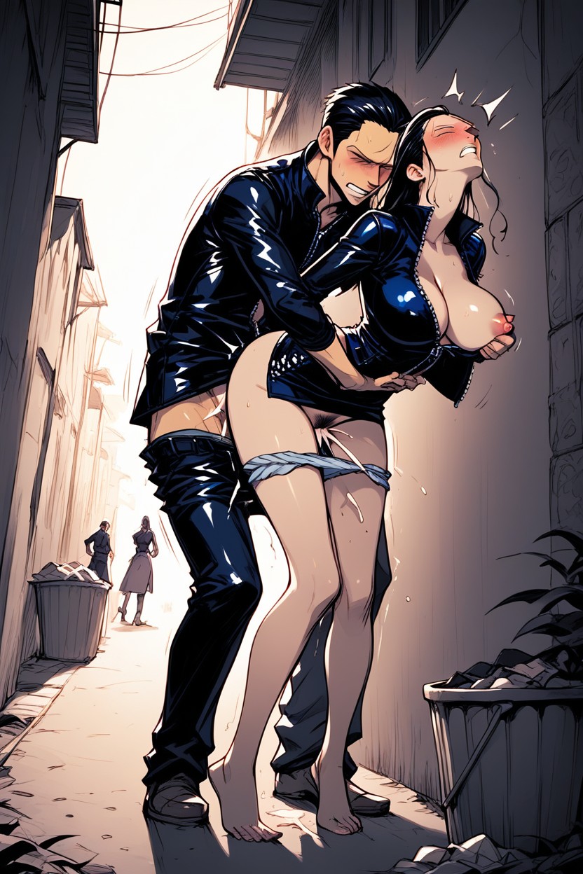 Trembling, Doggy Style, 충격을 받음 AI 포르노