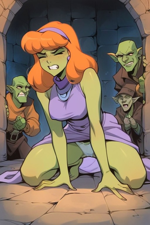 嫌悪感を抱いている, Surrounded By Green Goblins, Disgusted AIポルノ