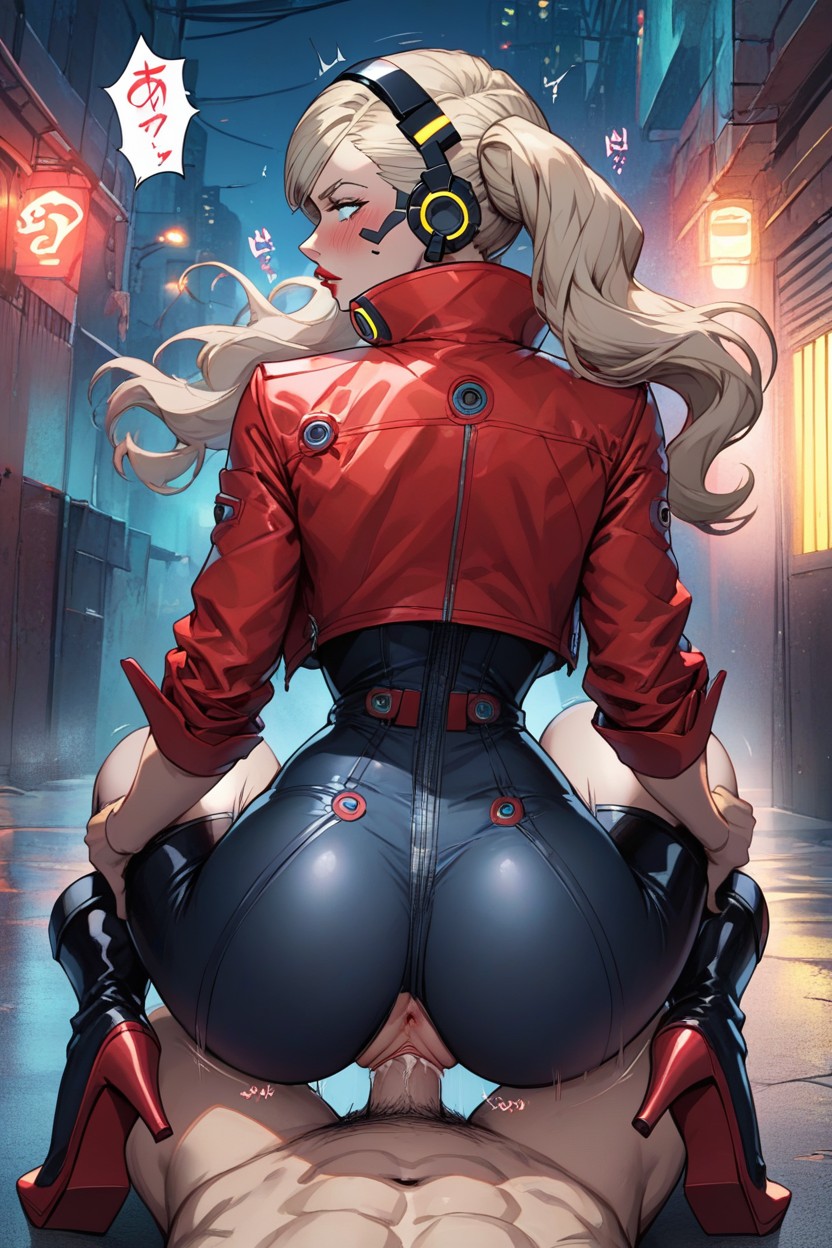 Very Long Eyelashes, Bouncing Boobs, Night Hentai IA