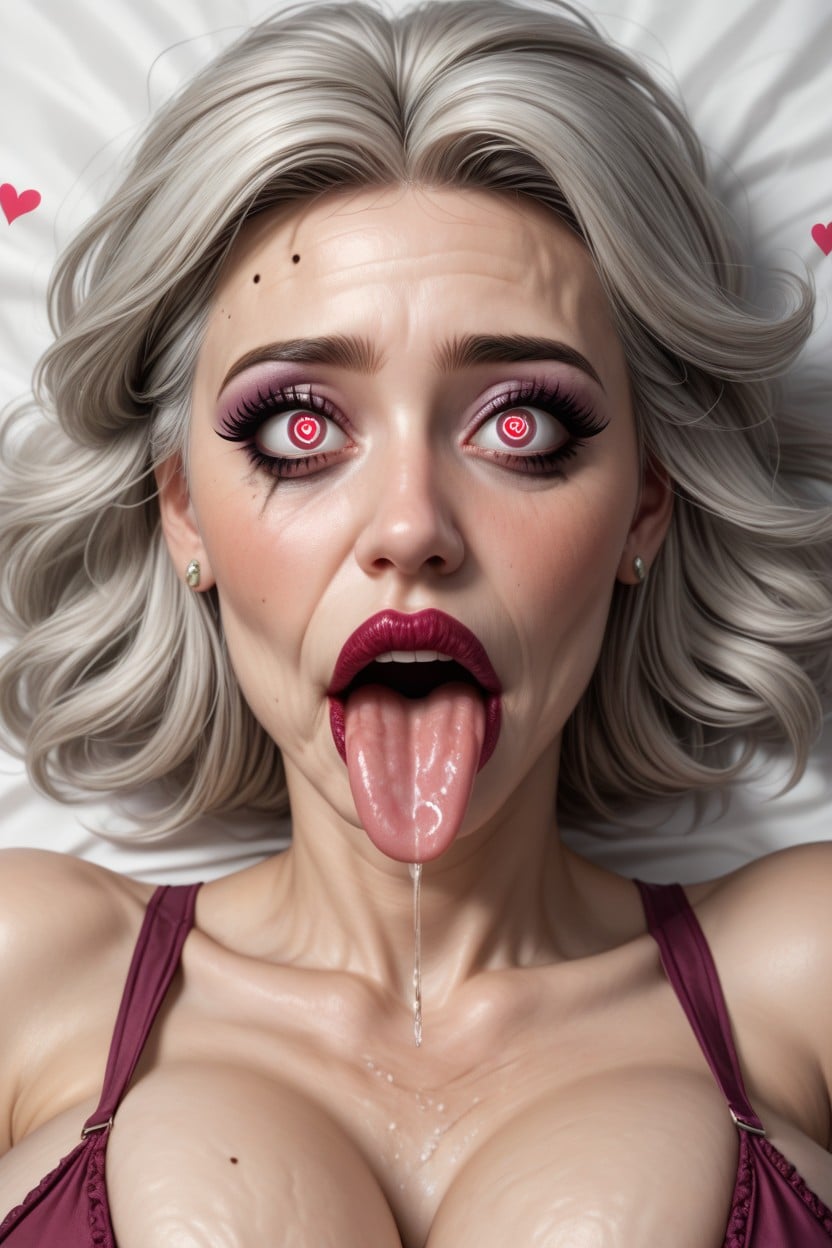 Close Up, Vulgar, Roll Ones Eyes Back Hentai AI Porn