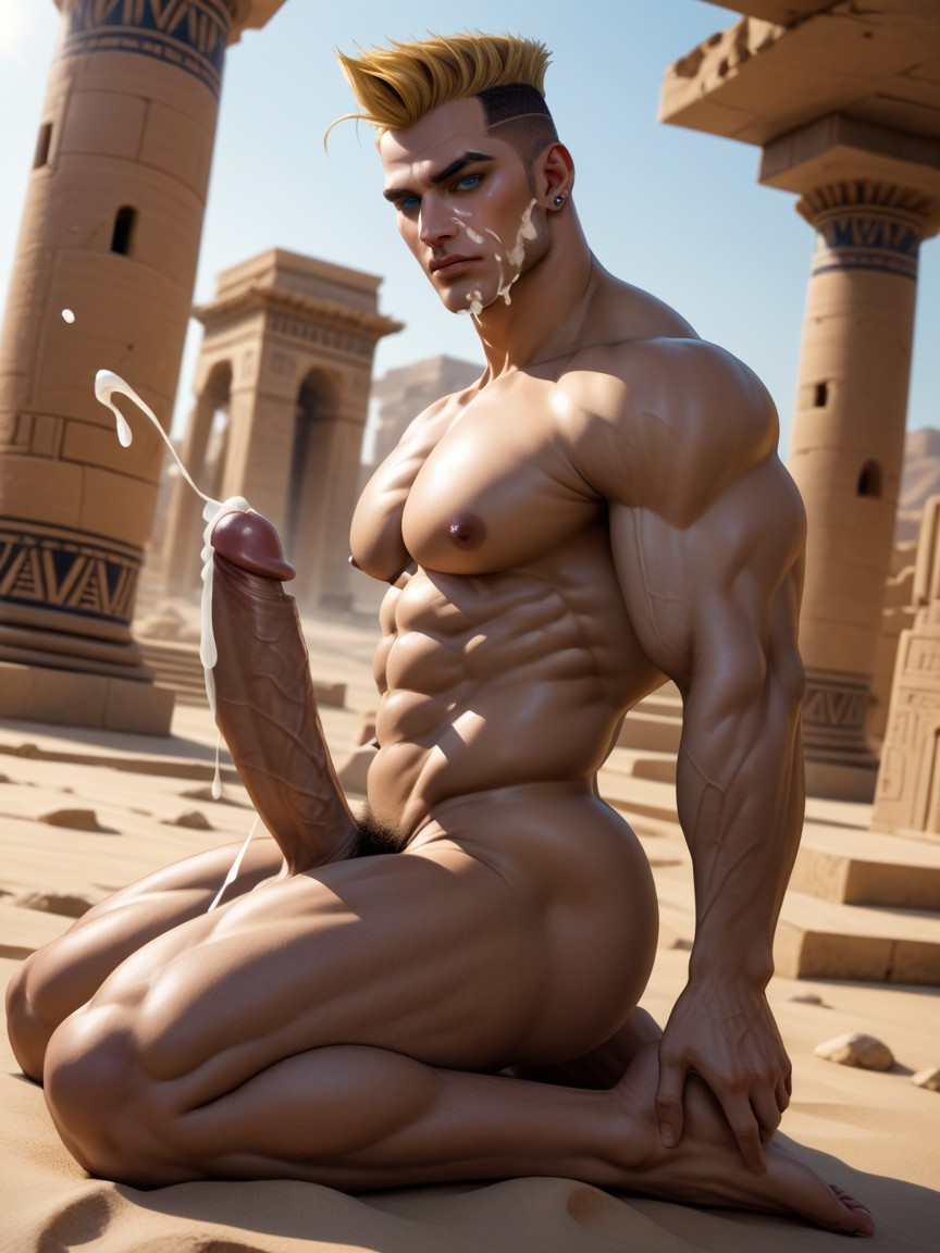 Hyper Wide Shoulders, 25+, Guile From Street Fighter Porno IA Gay