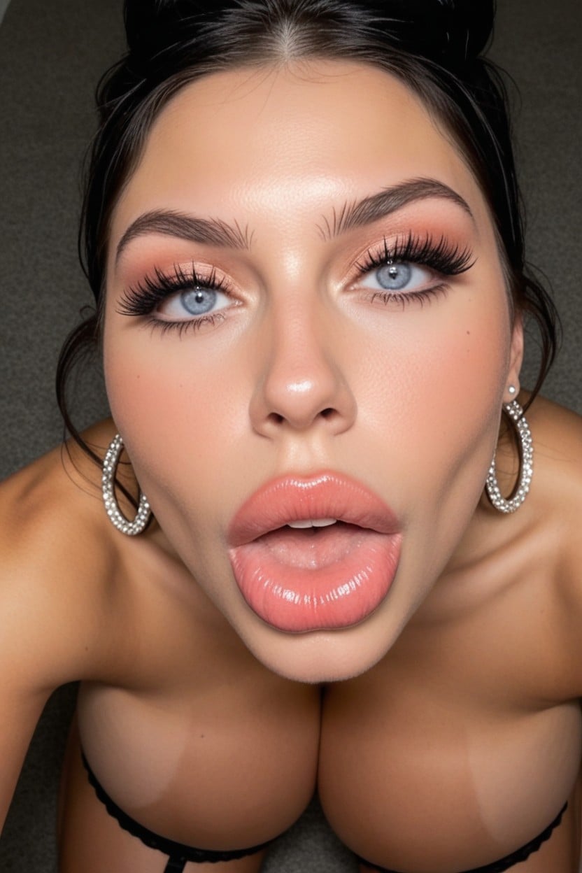 Instagram Slut, Octane Render, Long Fake Lashes AI 포르노