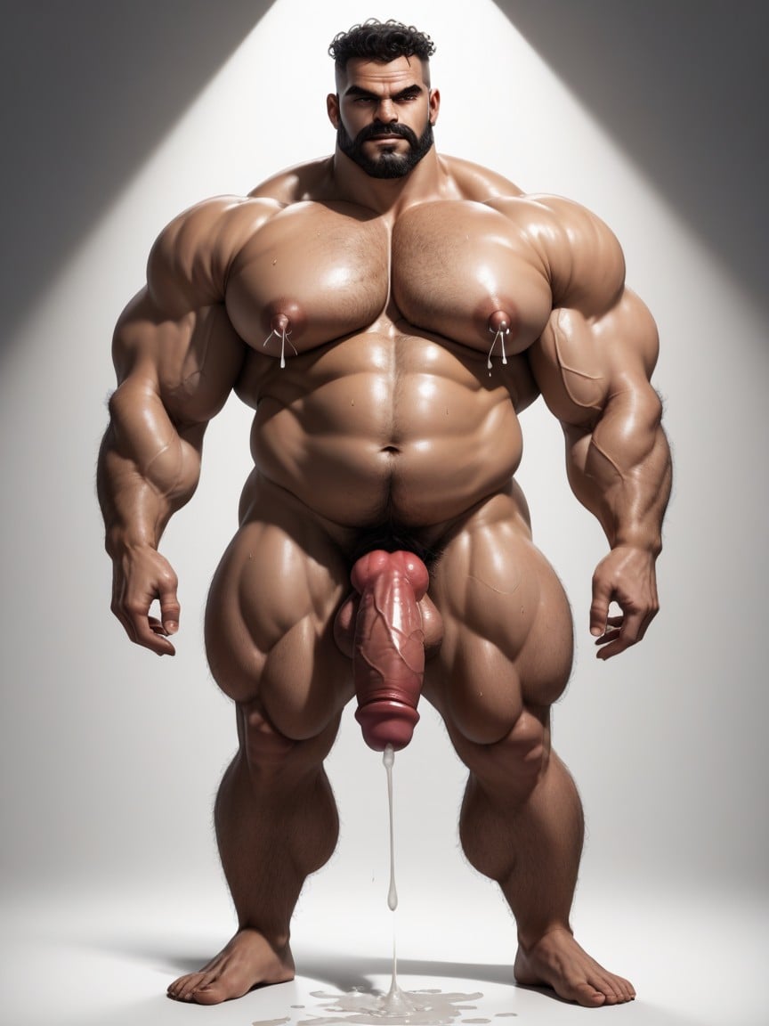 Nu, Dark Tanned Skin, Swollen Knot Porno IA Gay