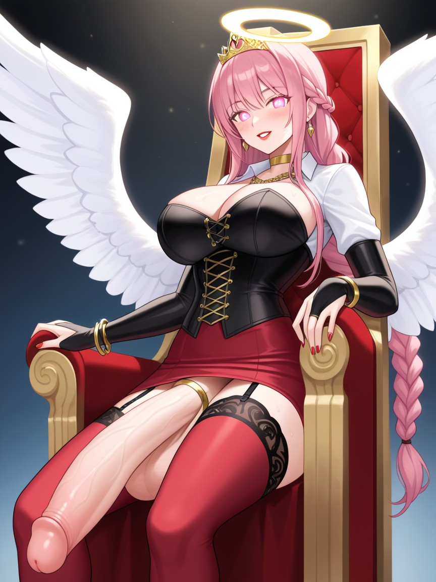 Futanari, Gigantic Penis, Diphallism 人妖AI色情