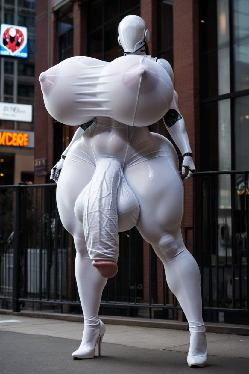 Huge Cock, Hung Cock, Fat Cock 人妖AI色情