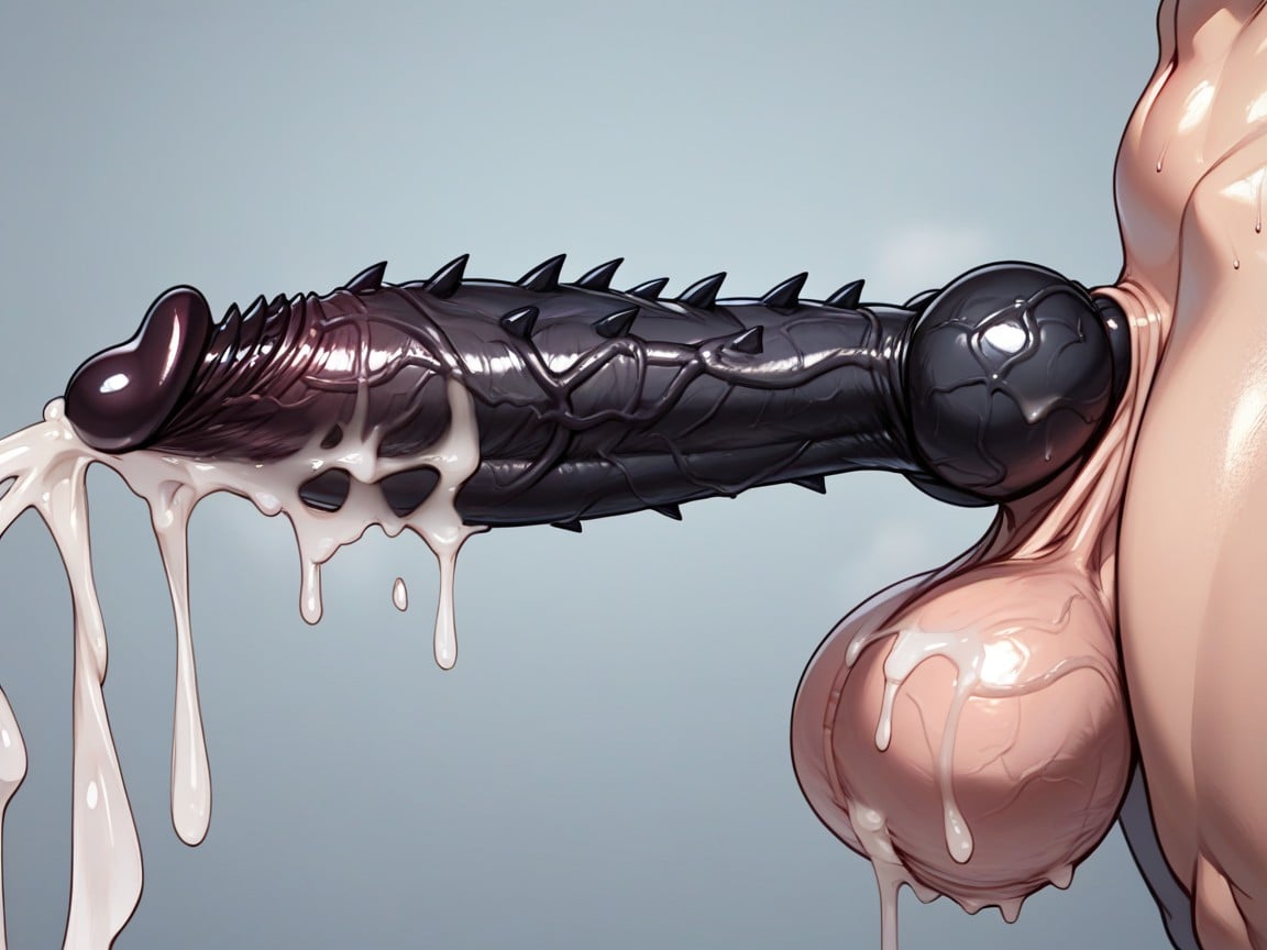 Black Penis, Gigantic, Solo Shemale AI Porn
