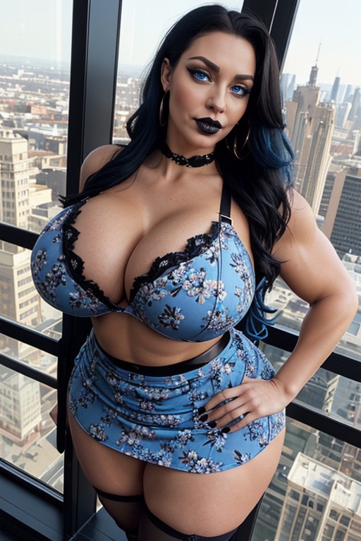 Extremely Steroid Muscular, Hd, Obscenely Titantic Gargantuan Hyper Breasts AI Porn