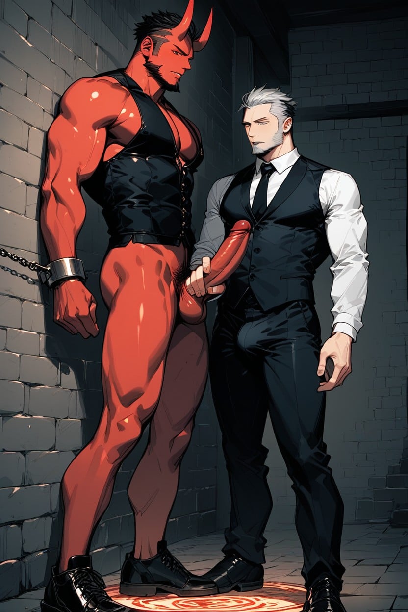 Black Hair, Muscular Body, Dark Ambiance AI同性戀黃片