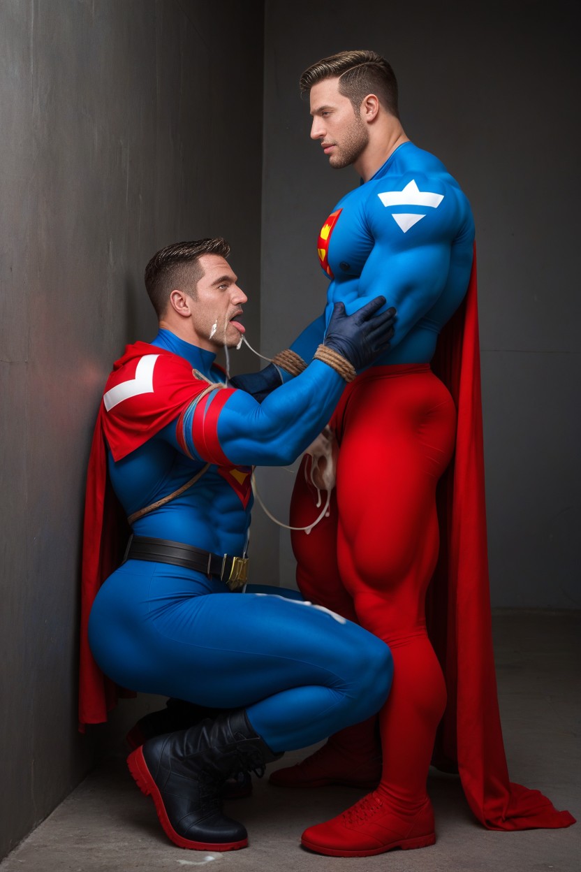 Shibari, Ahegao, As A Man Porno IA Gay