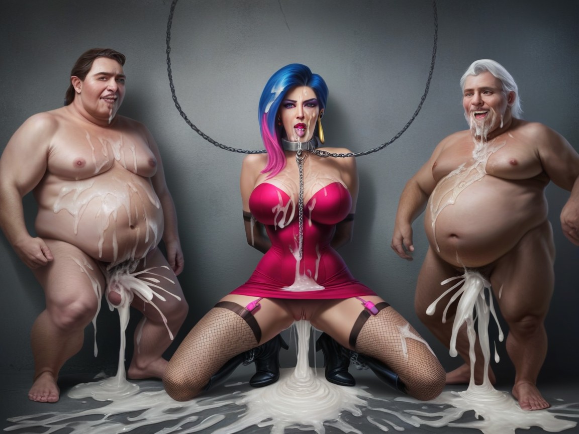 Excessive Cum On Breasts, Vibrator Inside Pussy Vibrating, Pervert AI Porn