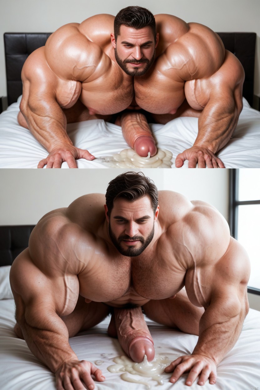 Cock Stretching Hole, Bigger, Ultra Detail AI Gay Porn