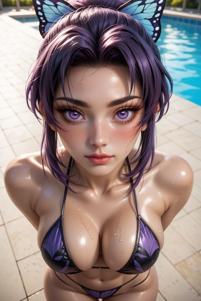 Blushing, Detailed Eyes, Full Body Hentai AI Porn